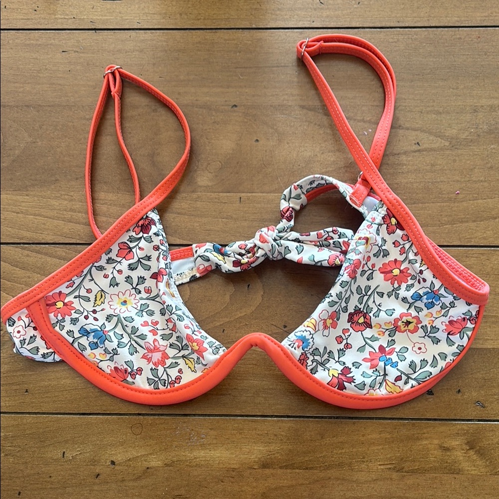 Floral Bikini Top - Multicolor